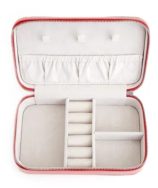 Zippered Travel Jewelry Case
