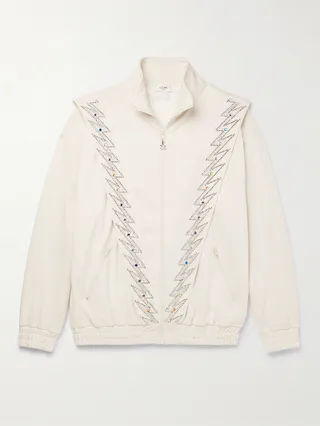 Embellished Jersey Track Jacket
