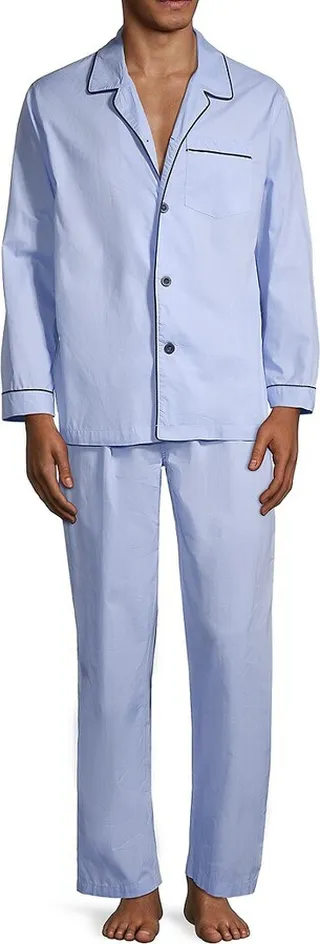 2-Piece Poplin Pajama Set