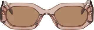 MCQ Pink Geometrical Sunglasses