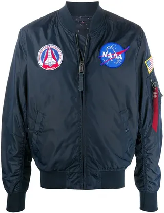 NASA embroidered bomber jacket