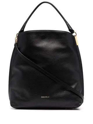 Embossed-Logo Detail Tote Bag