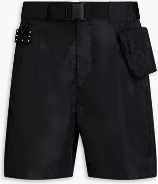 Appliquéd shell shorts