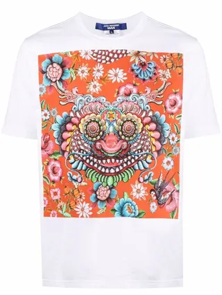 dragon print T-shirt