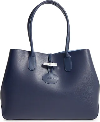 Roseau Leather Shoulder Tote