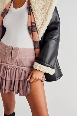 Frostbite Mini Skirt by Free People