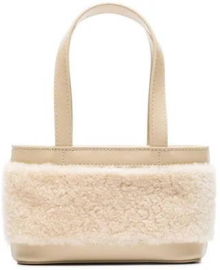 Harper shearling mini bag