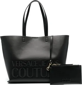 Logo-Embossed Shoulder Bag