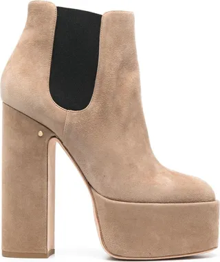 Laurence platform heeled boots