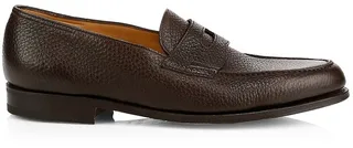 Lopez Grain Leather Loafers