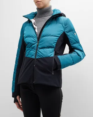 Laax Two-Tone Puffer Coat