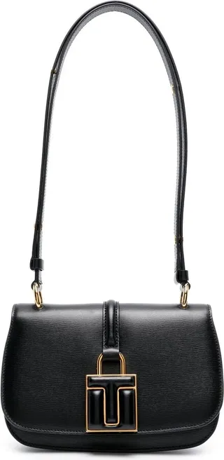 Black 001 Palmellato Leather Cross Body Bag