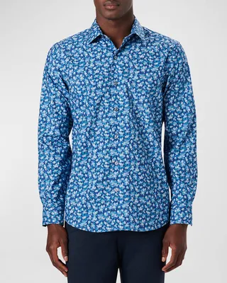 Men's Liberty Berry-Print Sport Shirt
