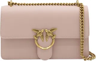 Pinko Love One Classic Logo Plaque Shoulder Bag