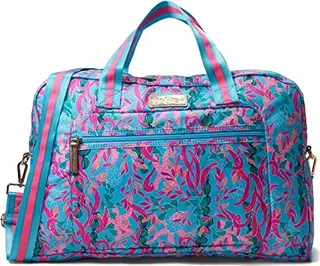 Lilly Pulitzer Beale Weekender Bag (Multi Seaweed Samba) Handbags