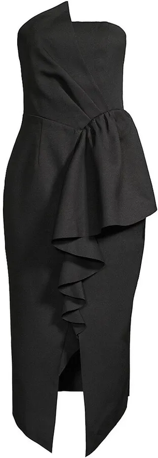 Reception Ruffled Cocktail Dress