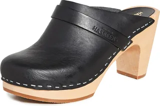 Swedish Hasbeens Slip In Classic Clogs