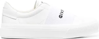 Logo-Strap Slip-On Sneakers