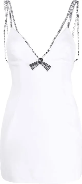 Deco Bow mini dress