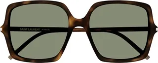 Saint Laurent Eyewear Square Frame Sunglasses