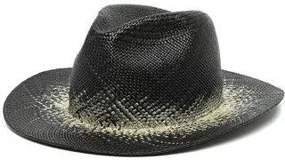 Gradient Linen-Straw Trilby Hat