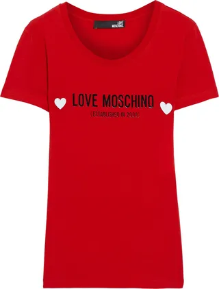 Printed stretch-cotton jersey T-shirt