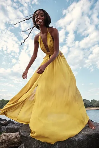 Look Into the Sun Maxi Dress by Free People