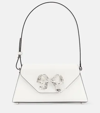 Bow Mini leather shoulder bag