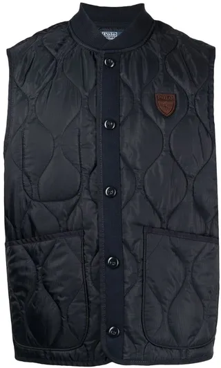 Quilted Buttoned Gilet