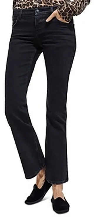 The Kooples Low Rise Bootcut Jeans in Black