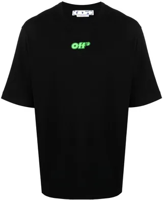 logo print T-shirt