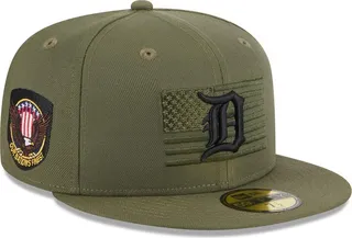 Men's New Era Green Detroit Tigers 2023 Armed Forces Day On-Field 59FIFTY Fitted Hat