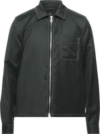 Denim Outerwear Dark Green