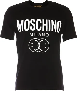 Moschino Logo Detailed Crewneck T-Shirt