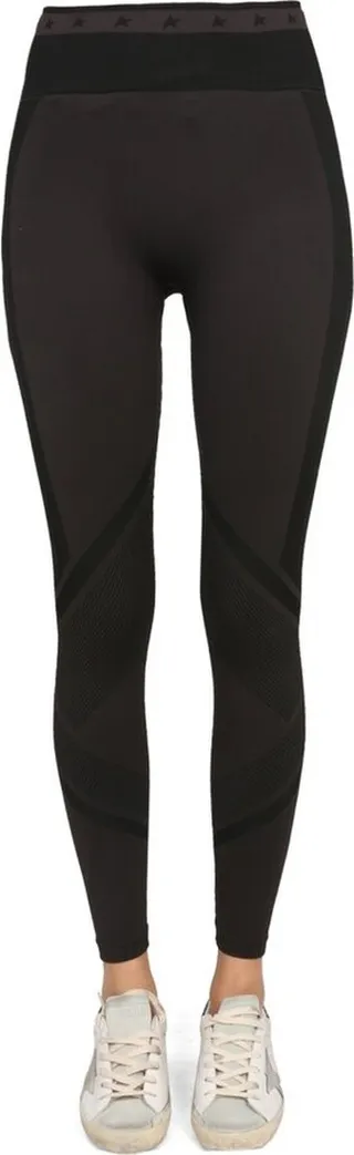 Golden Goose Deluxe Brand Logo Printed Tights