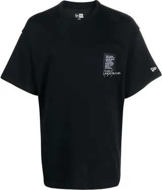 logo-patch cotton T-shirt