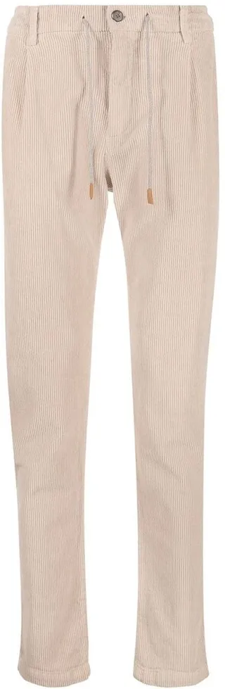 Corduroy Straight-Leg Trousers