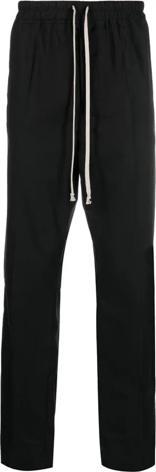 Slim-Cut Drawstring Trousers
