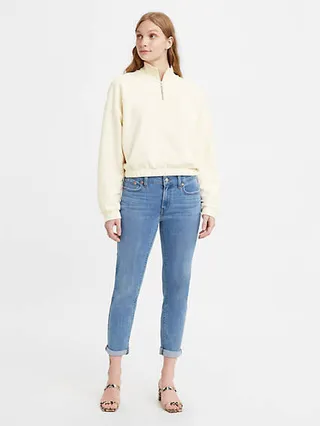 Levi's Boyfriend Mid Rise Women's Jeans - Lapis