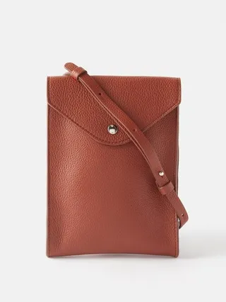 Envelope Leather Cross-body Bag