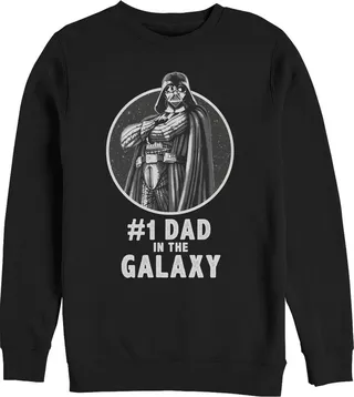 Men's Star Wars Darth Vader Best Dad Sweatshirt - Black - 2X Large