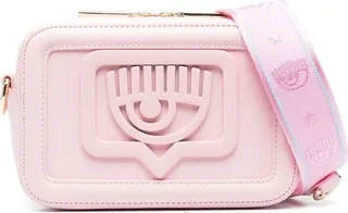 Camera Bag With Tone On Tone Logo With Shoulder Belt