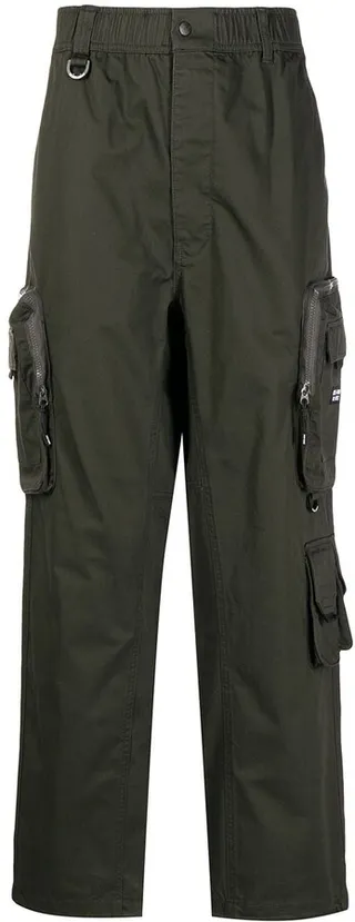 Straight-Leg Cotton Army Trousers