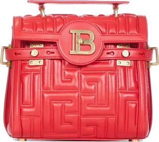 Balmain B-Buzz 23 Logo Plaque Crossbody Bag