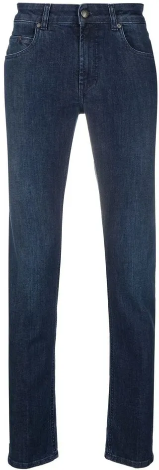 Low-Rise Slim-Cut Jeans