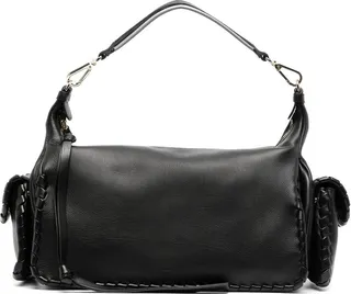 Nahir leather shoulder bag