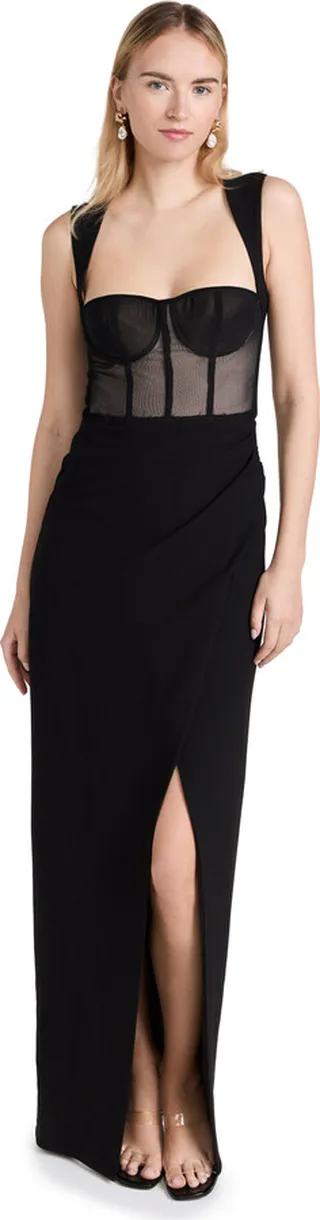Black Halo Malvina Gown