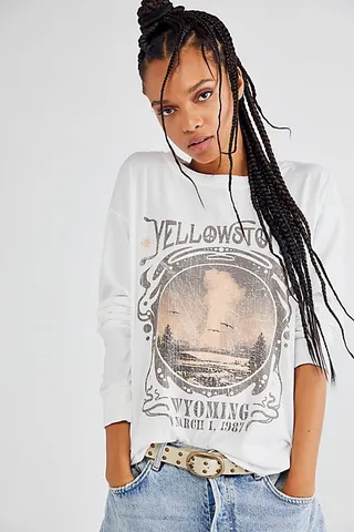 Yellowstone Tour Tee by Girl Dangerous at Free People