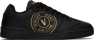Versace Jeans Couture Black Brooklyn V-Emblem Sneakers