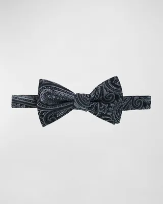 Men's Sobee Silk Paisley Bow Tie